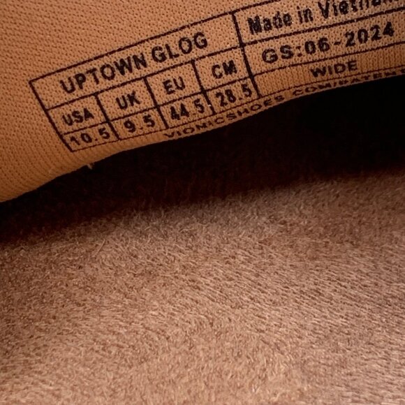 Vionic Mens Size 10.5 W Tan Uptown Clog Suede Slip-On Mules Casual Shoes - Picture 5 of 7